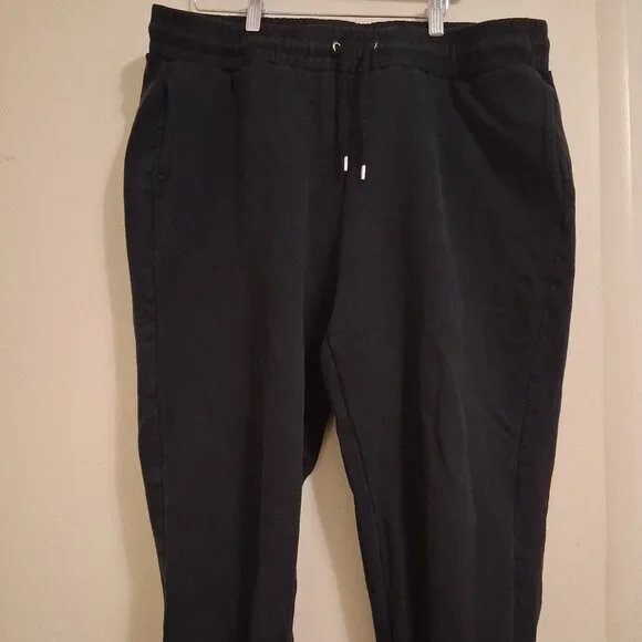 Quince Sweatpants Boyfriend Quince Pants Jumpsuits Quince Black